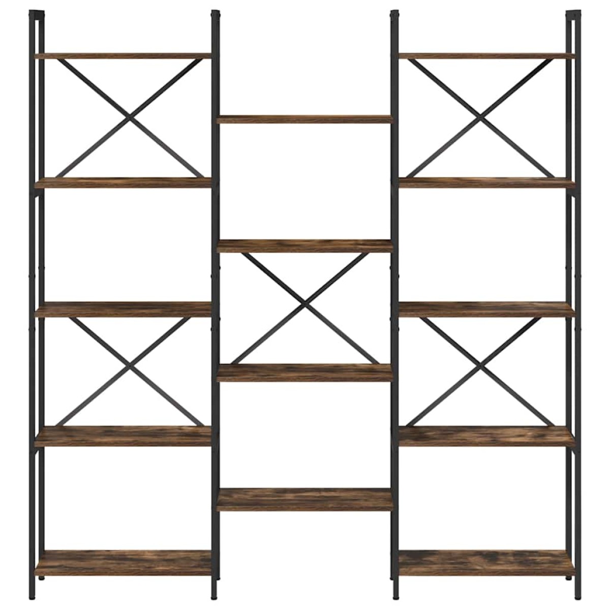 vidaXL Ράφι Βιβλίων 156 x 25 x 167 εκ. Επεξεργασμένο Ξύλο Δρύς Sonoma