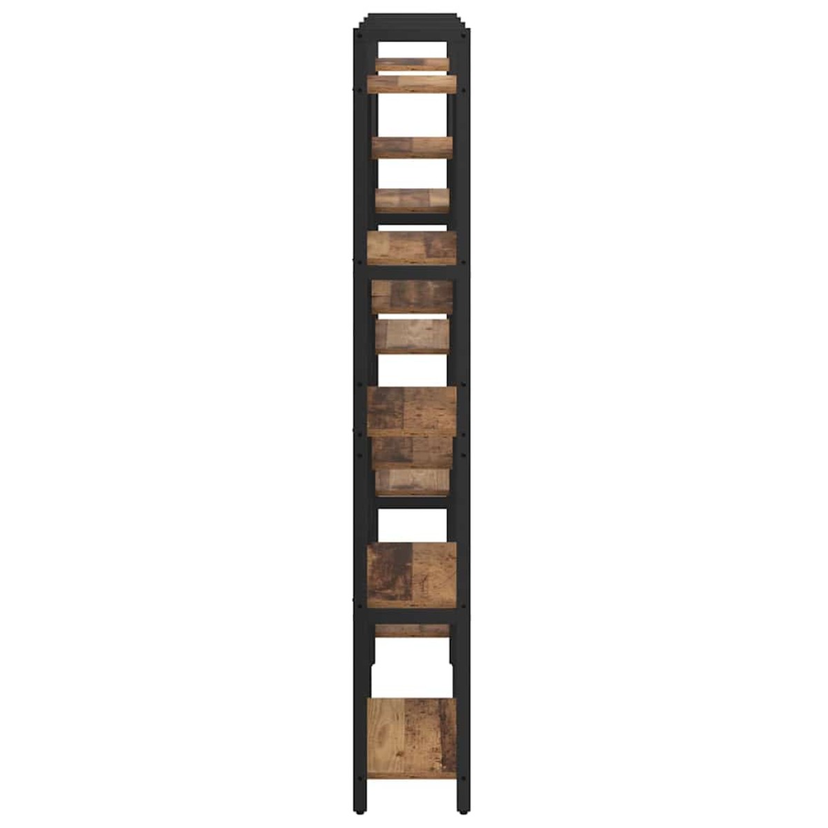 vidaXL Ράφι Βιβλίων 156 x 25 x 167 εκ. Επεξεργασμένο Ξύλο Παλαιό ξύλο