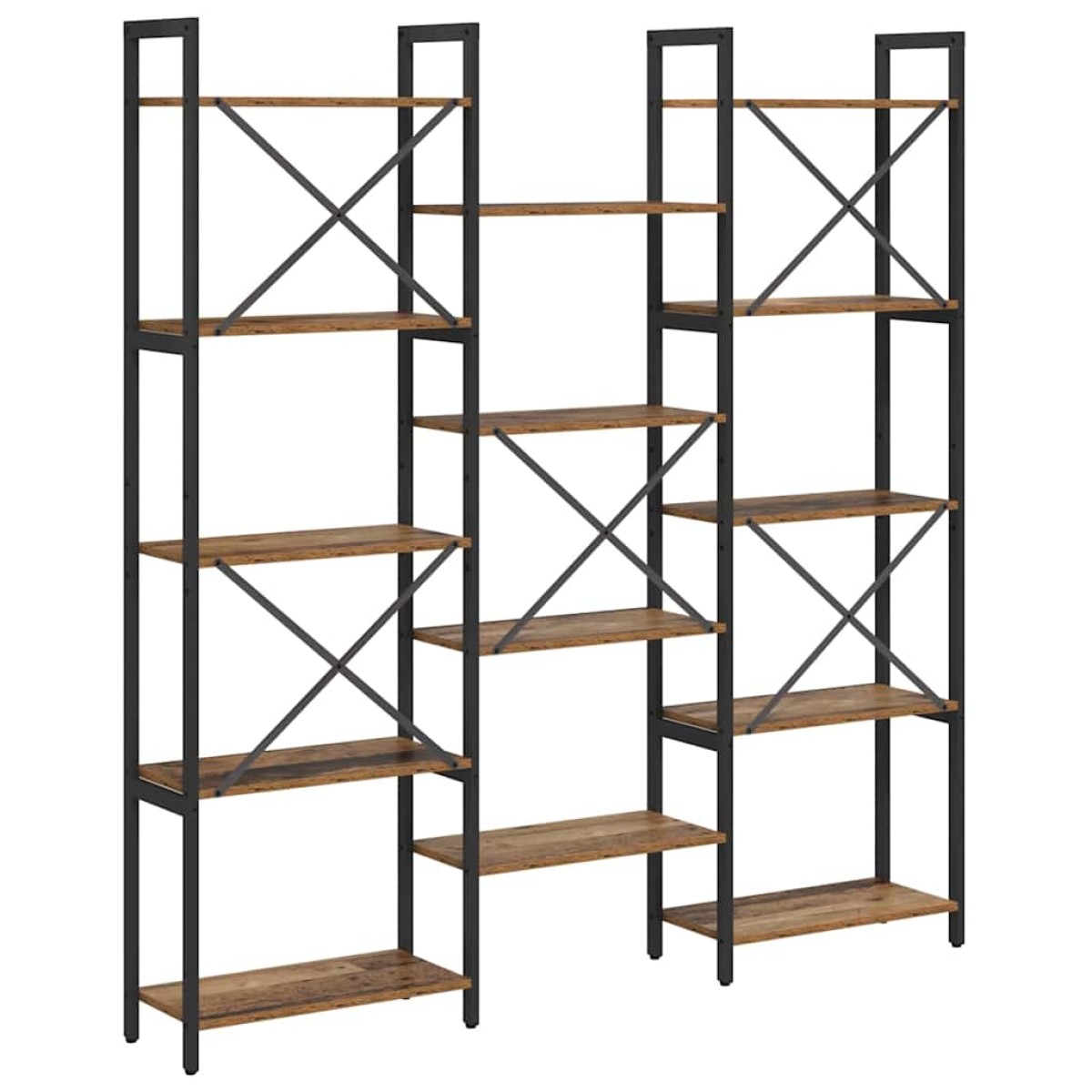 vidaXL Ράφι Βιβλίων 156 x 25 x 167 εκ. Επεξεργασμένο Ξύλο Παλαιό ξύλο