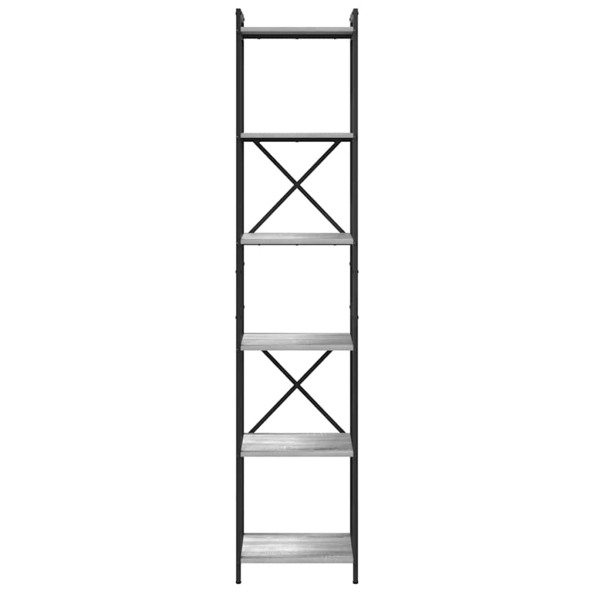 vidaXL Ράφι Βιβλίων 40 x 30 x 189,5 εκ Επεξεργασμένο Ξύλο Γκρι sonoma