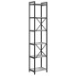 vidaXL Ράφι Βιβλίων 40 x 30 x 189,5 εκ Επεξεργασμένο Ξύλο Γκρι sonoma