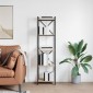vidaXL Ράφι Βιβλίων 40 x 30 x 155 εκ Επεξεργασμένο Ξύλο Δρύς Sonoma