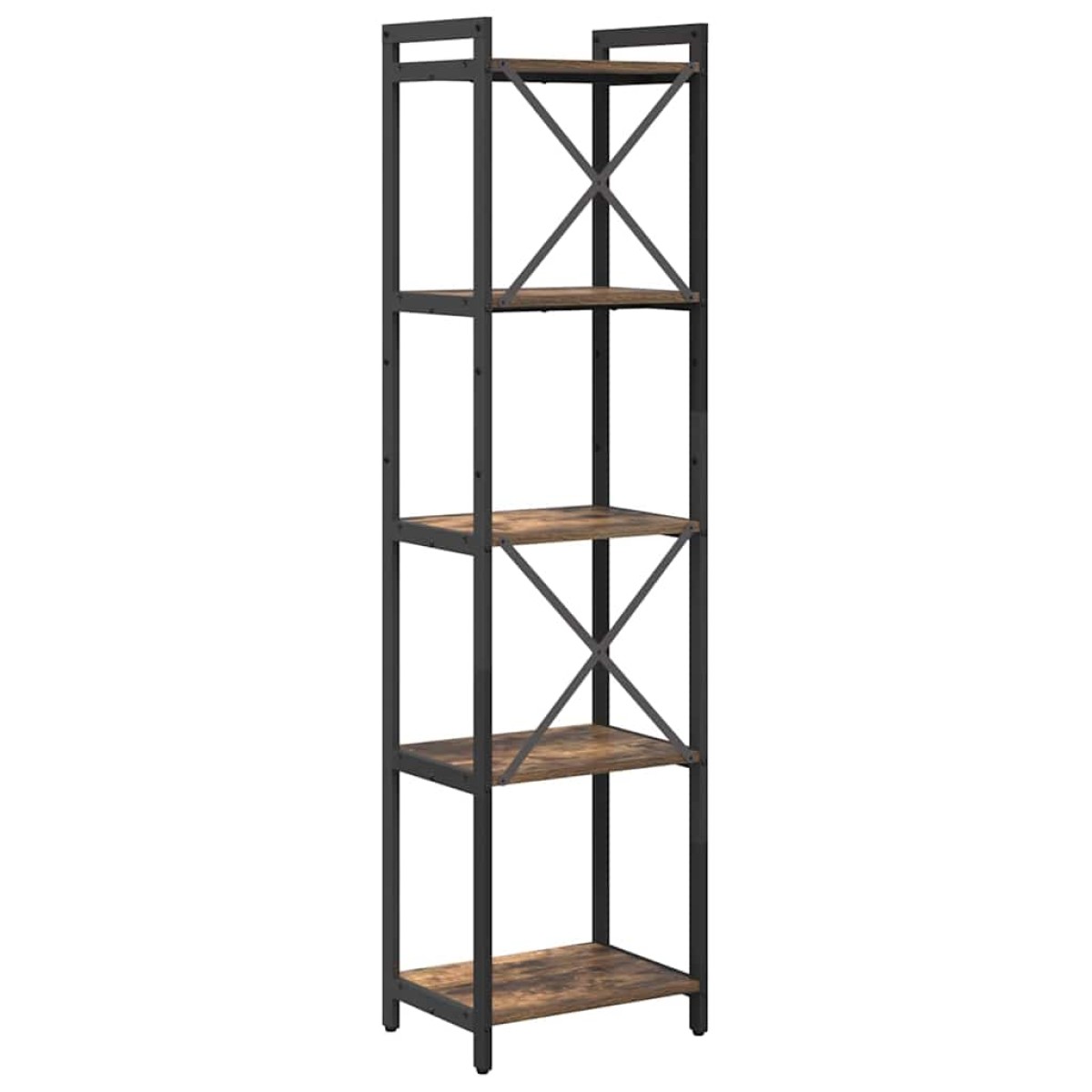vidaXL Ράφι Βιβλίων 40 x 30 x 155 εκ Επεξεργασμένο Ξύλο Καπνιστό Δρύς