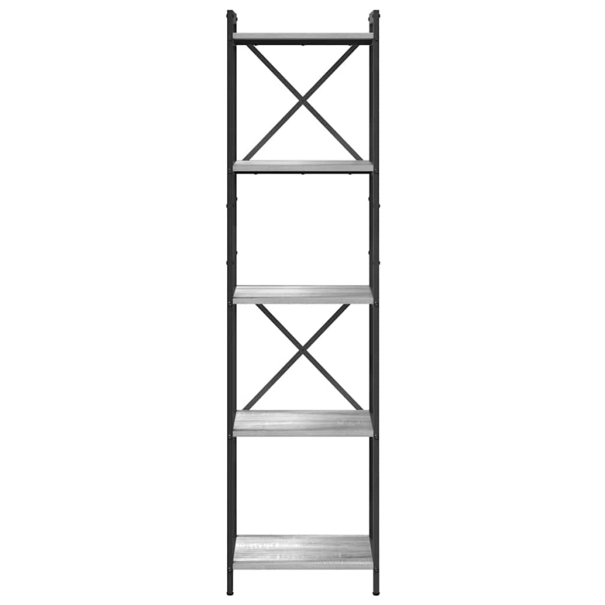 vidaXL Ράφι Βιβλίων 40 x 30 x 155 εκ Επεξεργασμένο Ξύλο Γκρι sonoma