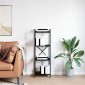 vidaXL Ράφι Βιβλίων 40 x 30 x 119 εκ Επεξεργασμένο Ξύλο Μαύρη Οξυά