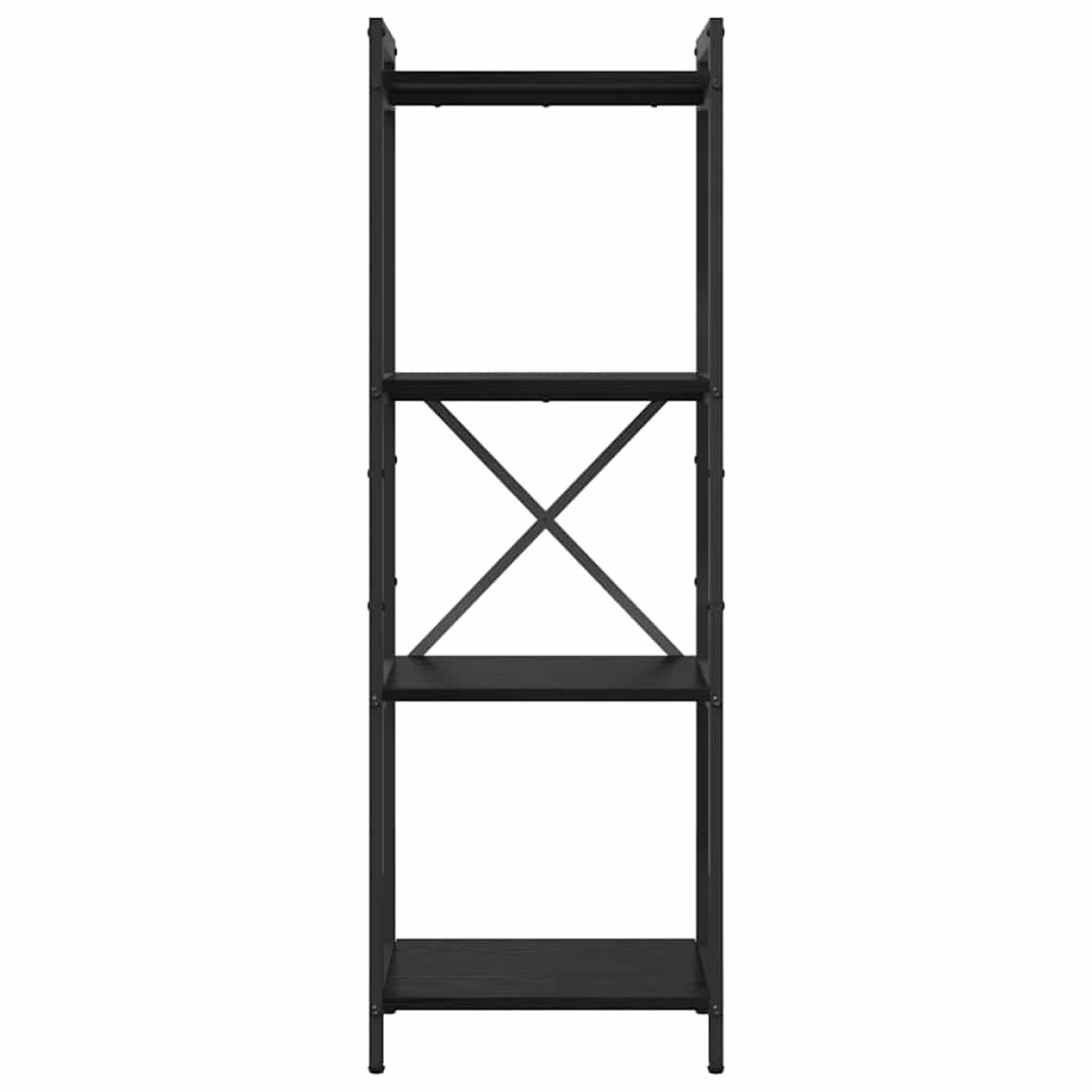 vidaXL Ράφι Βιβλίων 40 x 30 x 119 εκ Επεξεργασμένο Ξύλο Μαύρη Οξυά