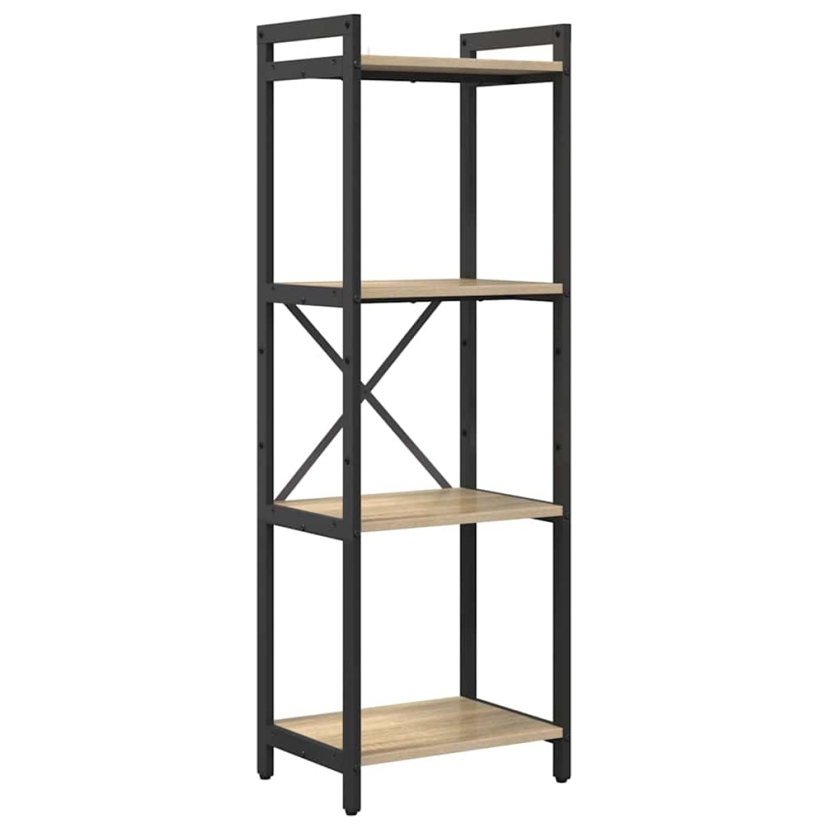vidaXL Ράφι Βιβλίων 40 x 30 x 119 εκ Επεξεργασμένο Ξύλο Δρύς Sonoma