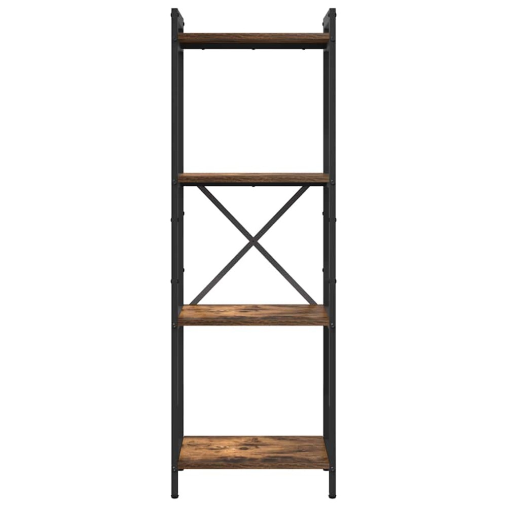 vidaXL Ράφι Βιβλίων 40 x 30 x 119 εκ Επεξεργασμένο Ξύλο Καπνιστό Δρύς