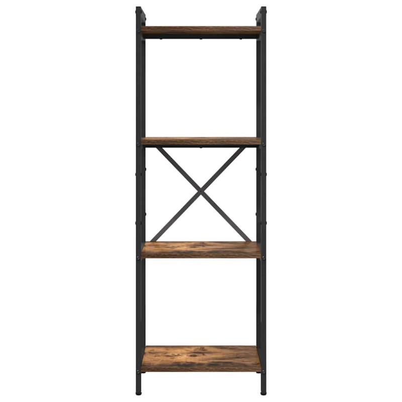vidaXL Ράφι Βιβλίων 40 x 30 x 119 εκ Επεξεργασμένο Ξύλο Καπνιστό Δρύς