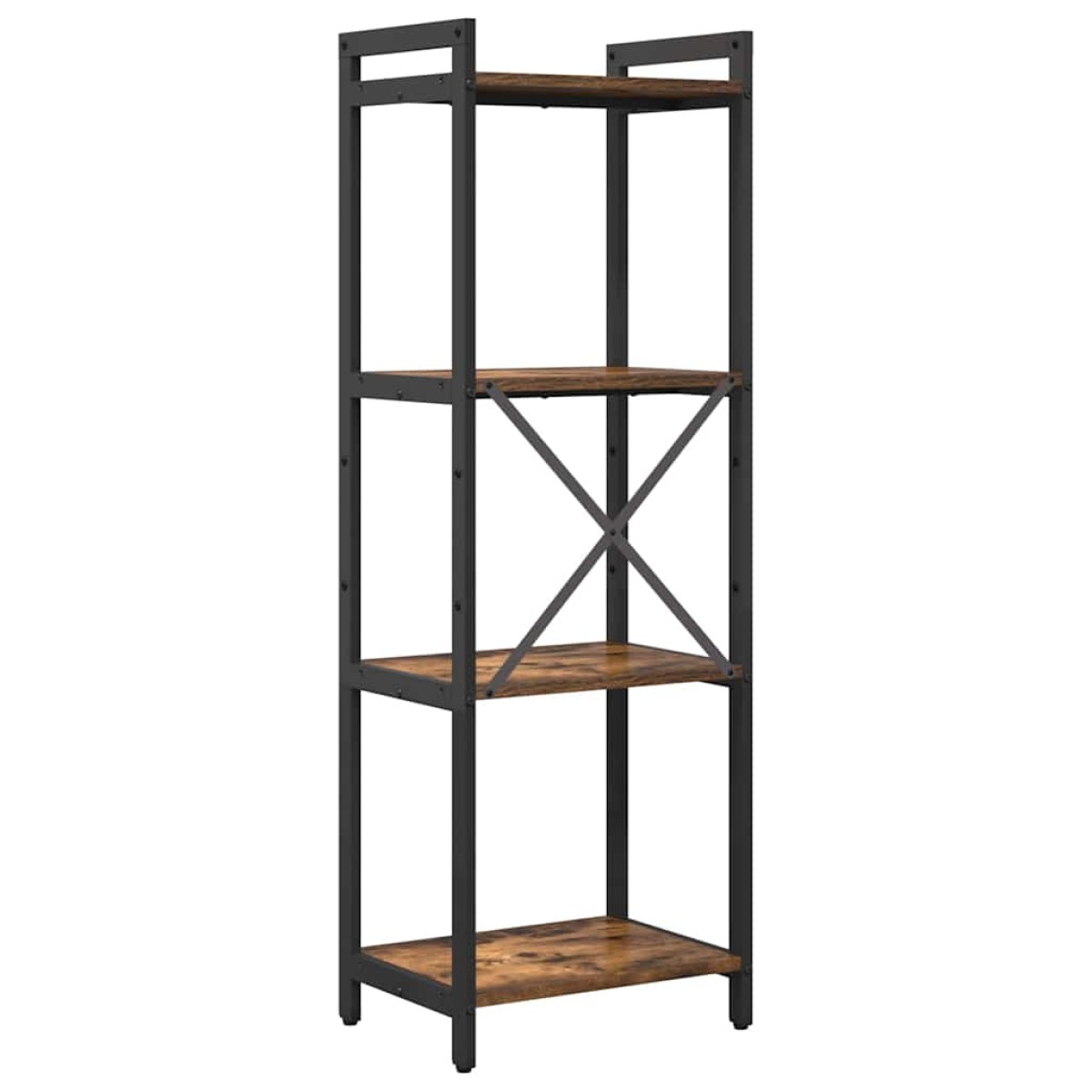 vidaXL Ράφι Βιβλίων 40 x 30 x 119 εκ Επεξεργασμένο Ξύλο Καπνιστό Δρύς