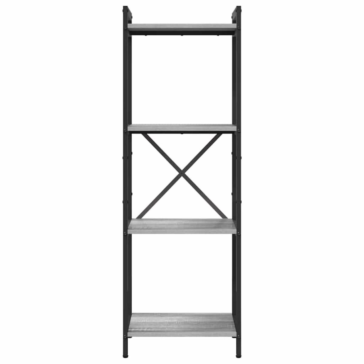 vidaXL Ράφι Βιβλίων 40 x 30 x 119 εκ Επεξεργασμένο Ξύλο Γκρι sonoma