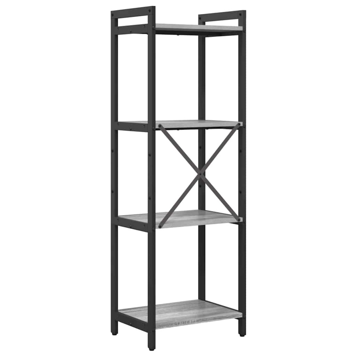 vidaXL Ράφι Βιβλίων 40 x 30 x 119 εκ Επεξεργασμένο Ξύλο Γκρι sonoma