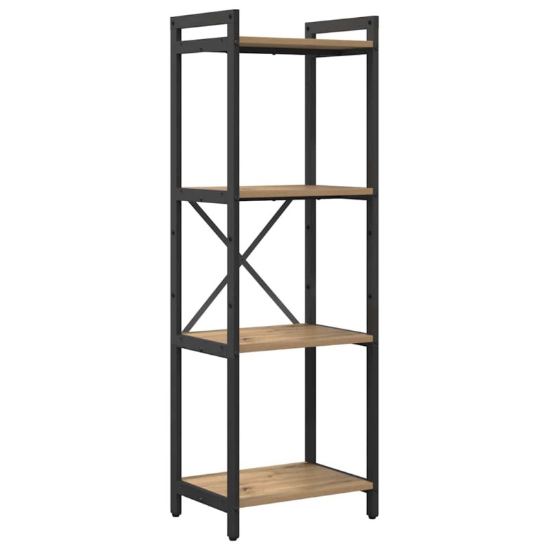vidaXL Ράφι Βιβλίων 40 x 30 x 119 εκ Επεξεργασμένο Ξύλο Artisan Oak