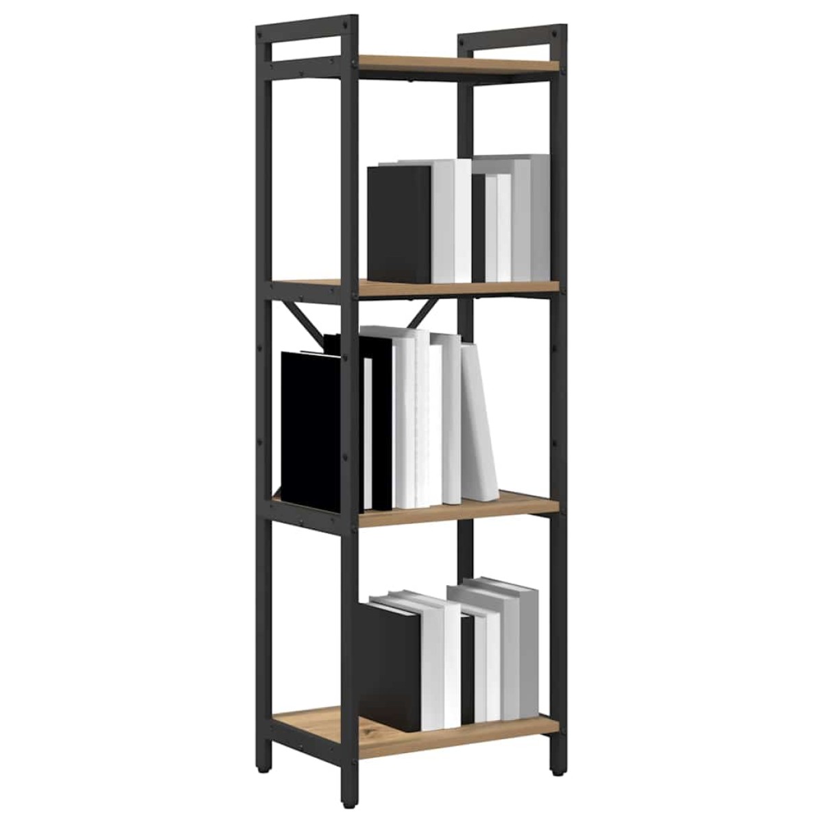 vidaXL Ράφι Βιβλίων 40 x 30 x 119 εκ Επεξεργασμένο Ξύλο Artisan Oak