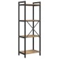 vidaXL Ράφι Βιβλίων 40 x 30 x 119 εκ Επεξεργασμένο Ξύλο Artisan Oak