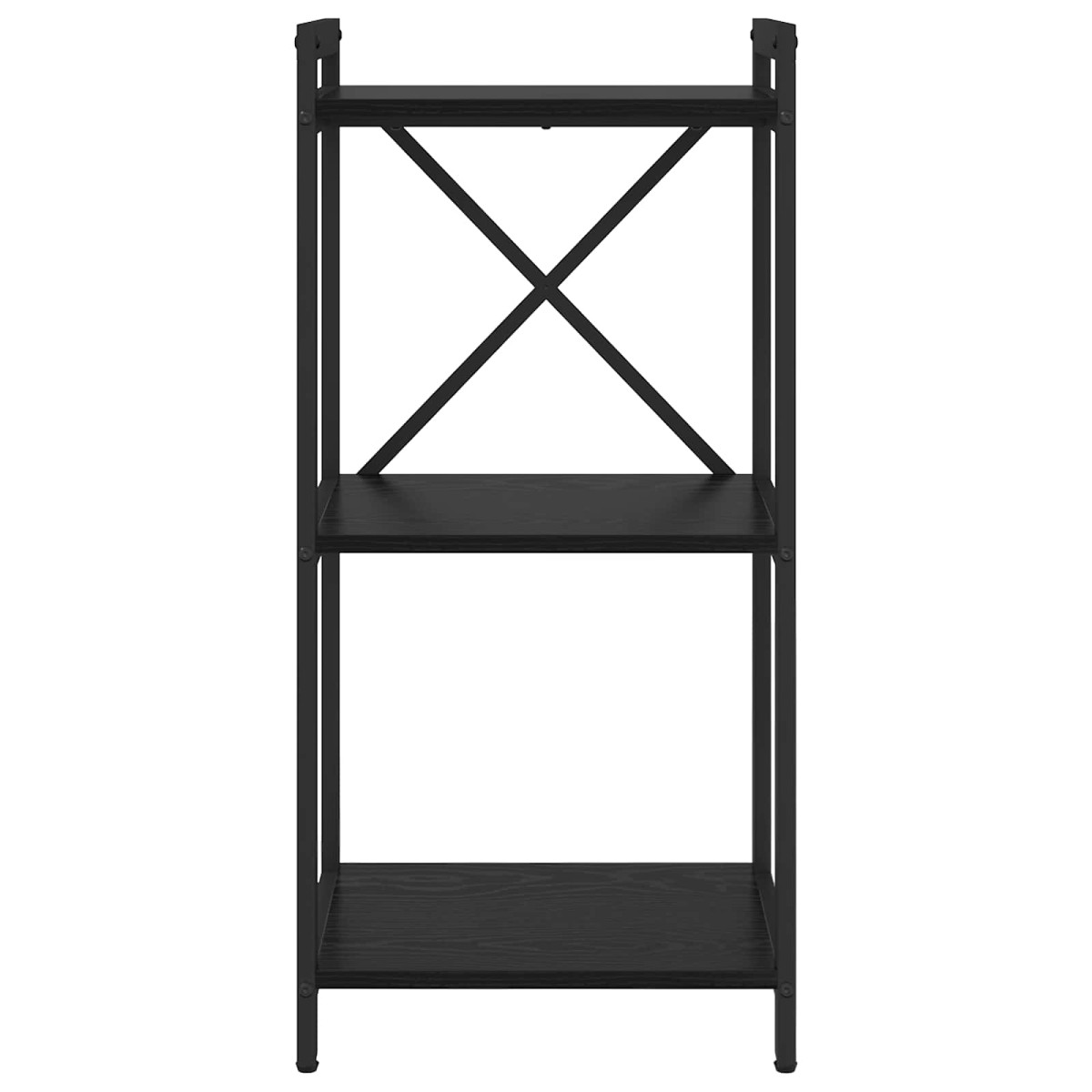 vidaXL Ράφι Βιβλίων 40 x 30 x 85 εκ Επεξεργασμένο Ξύλο Μαύρη Οξυά