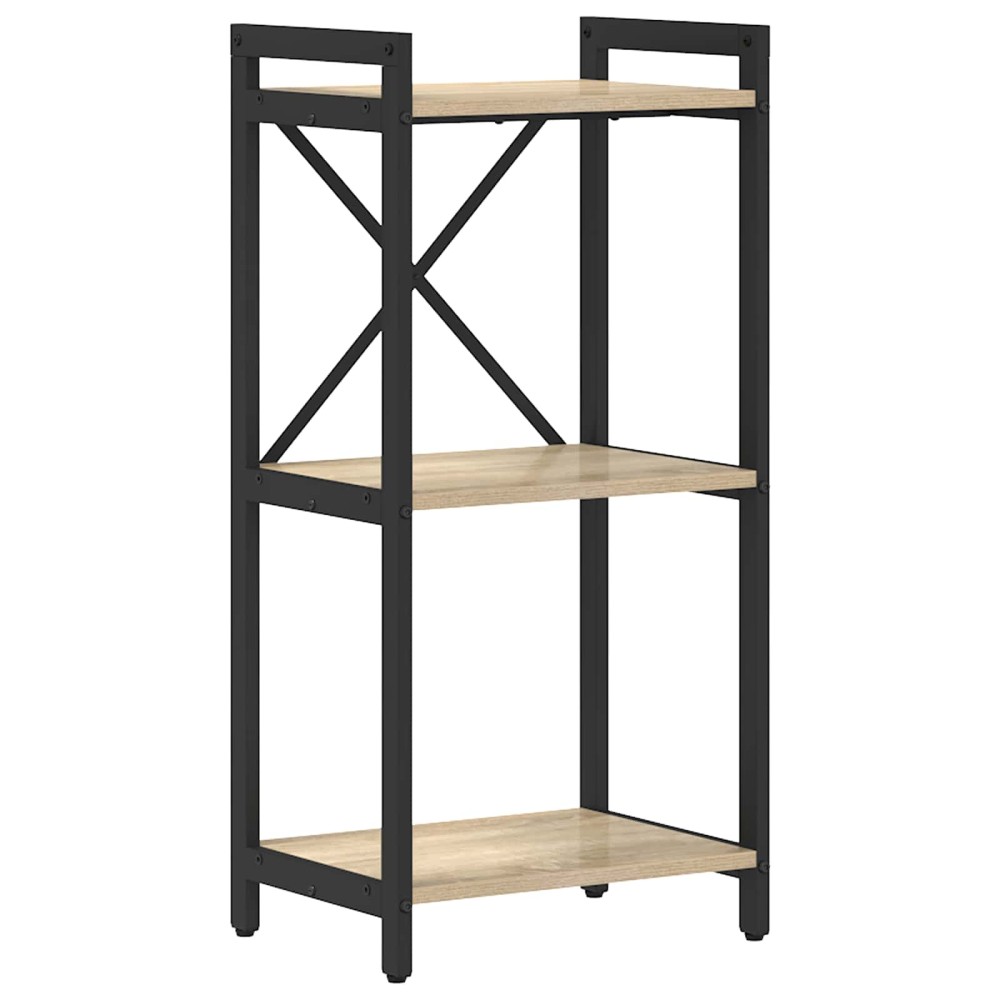 vidaXL Ράφι Βιβλίων 40 x 30 x 85 εκ Επεξεργασμένο Ξύλο Δρύς Sonoma