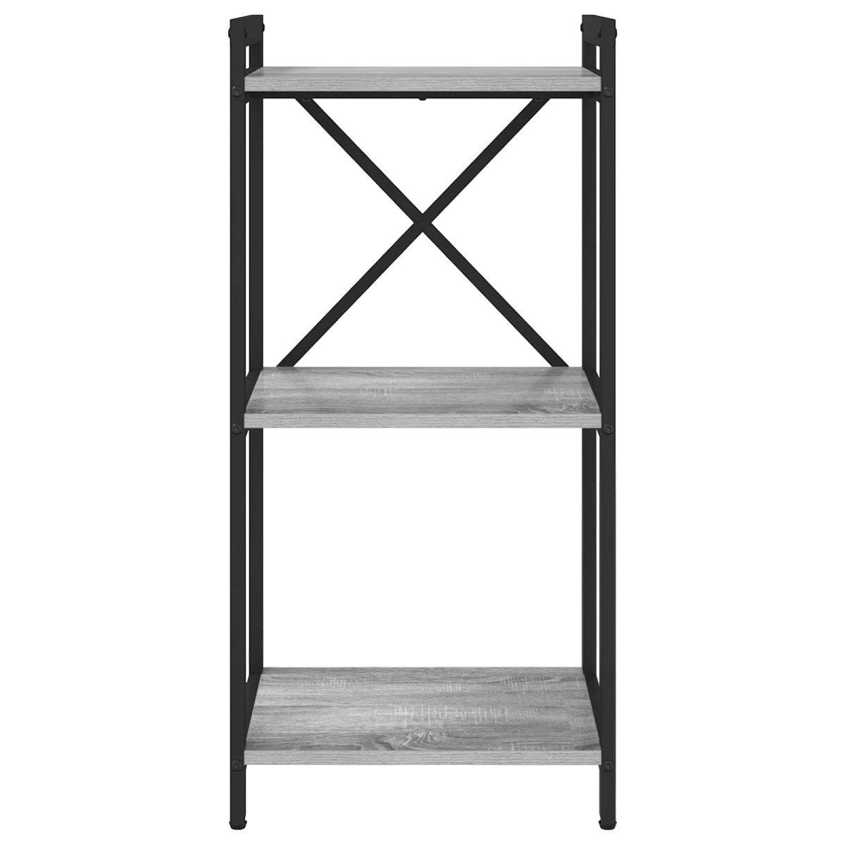 vidaXL Ράφι Βιβλίων 40 x 30 x 85 εκ Επεξεργασμένο Ξύλο Γκρι sonoma