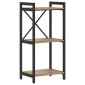 vidaXL Ράφι Βιβλίων 40 x 30 x 85 εκ Επεξεργασμένο Ξύλο Artisan Oak