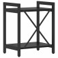 vidaXL Ράφι Βιβλίων 40 x 30 x 50 cm Επεξεργασμένο Ξύλο Μαύρη Οξυά