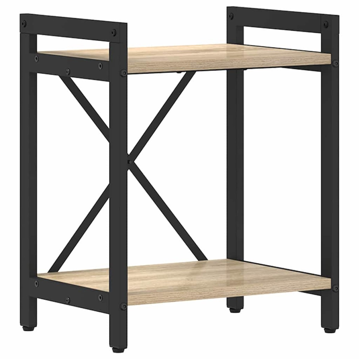 vidaXL Ράφι Βιβλίων 40 x 30 x 50 cm Επεξεργασμένο Ξύλο Δρύς Sonoma