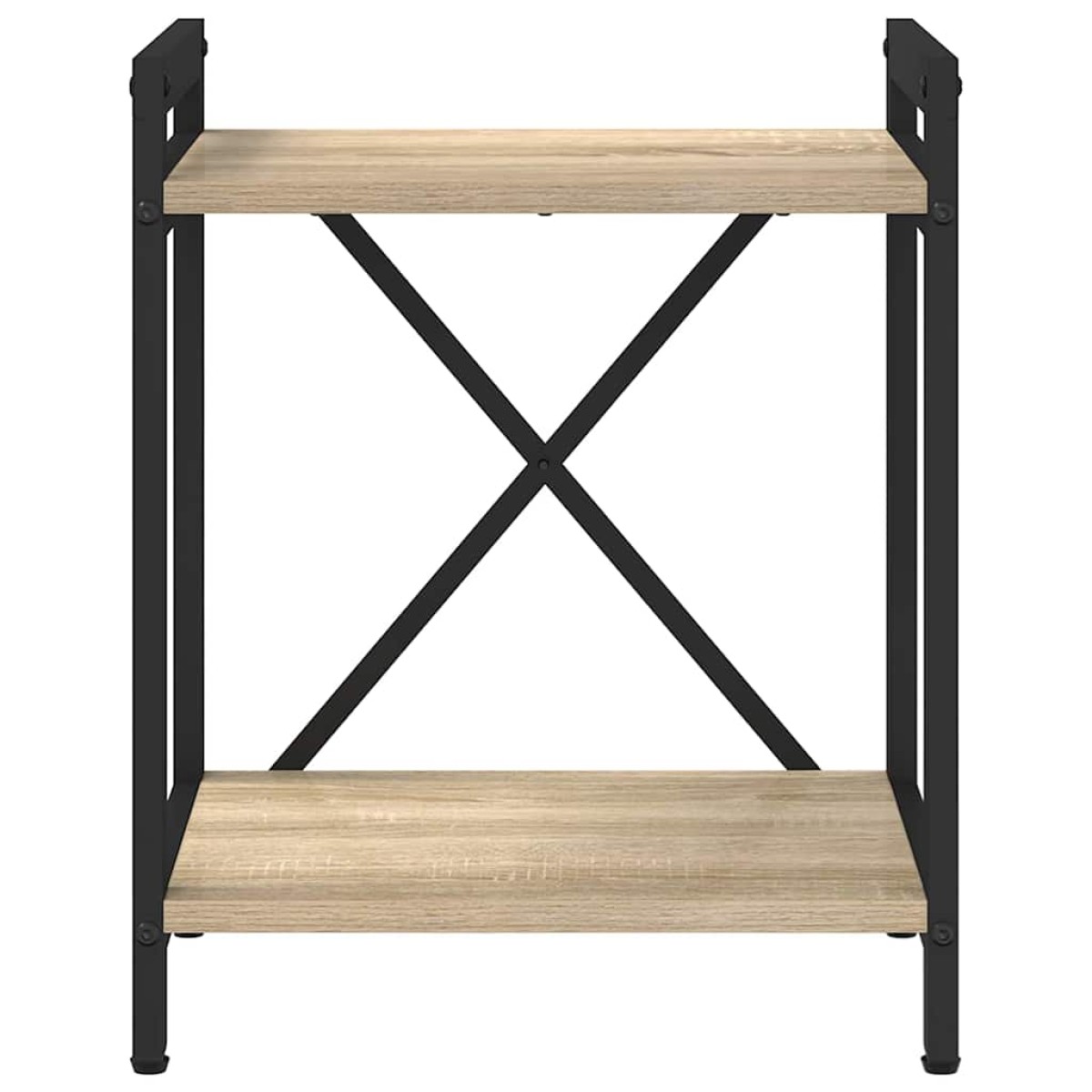 vidaXL Ράφι Βιβλίων 40 x 30 x 50 cm Επεξεργασμένο Ξύλο Δρύς Sonoma