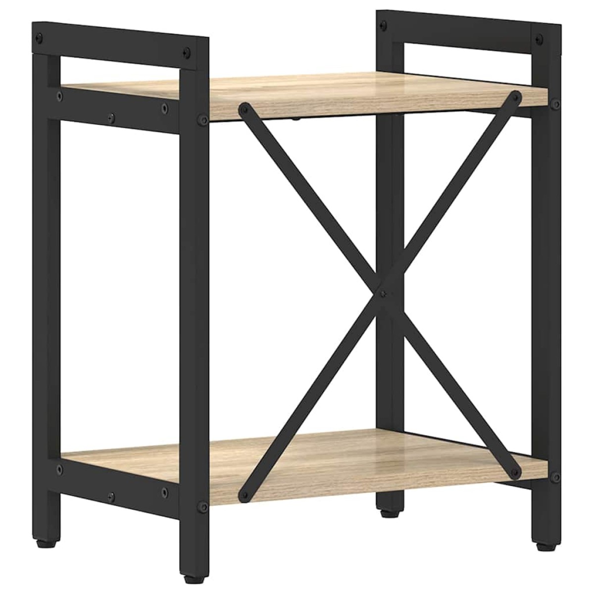 vidaXL Ράφι Βιβλίων 40 x 30 x 50 cm Επεξεργασμένο Ξύλο Δρύς Sonoma