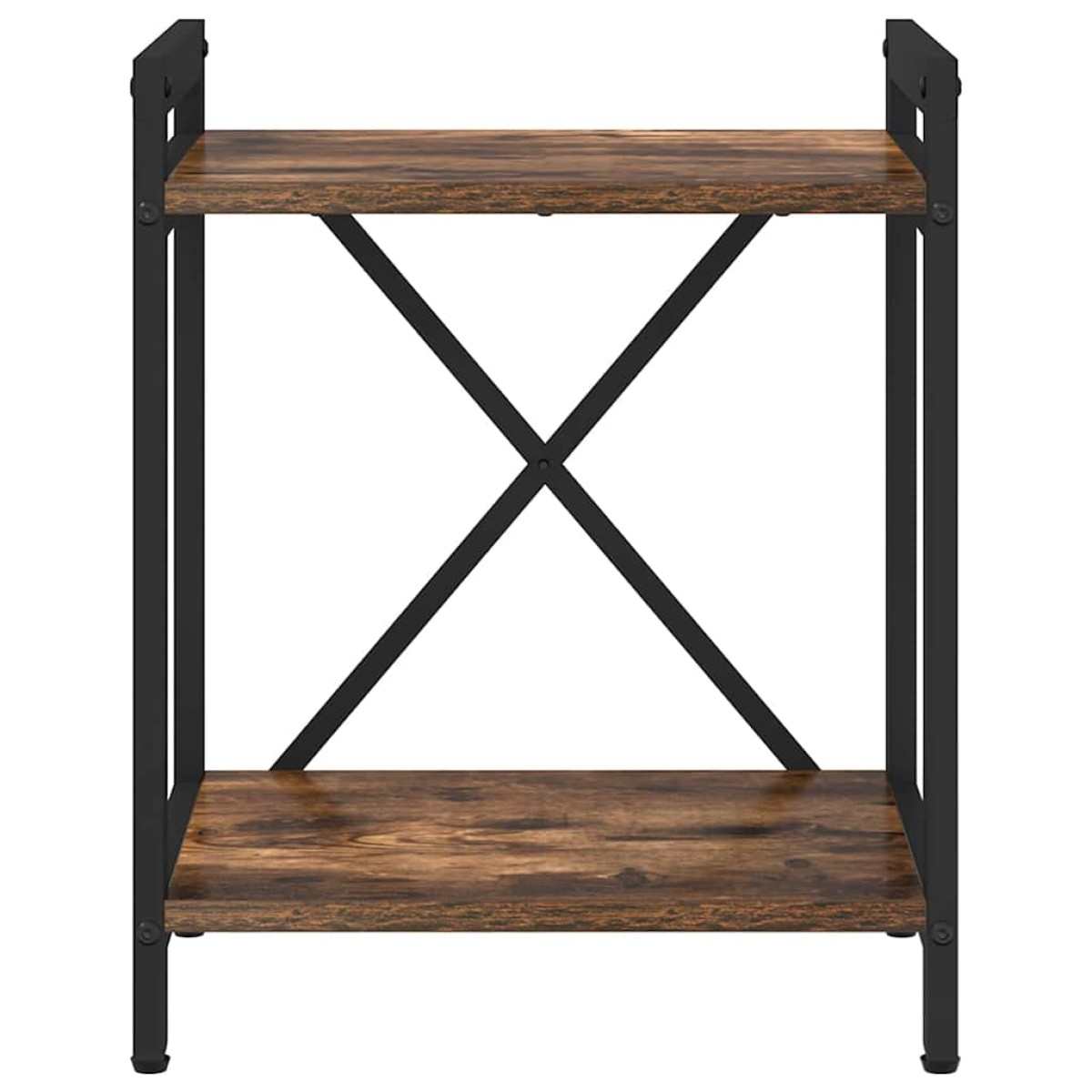vidaXL Ράφι Βιβλίων 40 x 30 x 50 cm Επεξεργασμένο Ξύλο Καπνιστό Δρύς