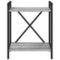 vidaXL Ράφι Βιβλίων 40 x 30 x 50 cm Επεξεργασμένο Ξύλο Γκρι sonoma