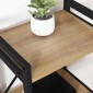 vidaXL Ράφι Βιβλίων 40 x 30 x 50 cm Επεξεργασμένο Ξύλο Artisan Oak