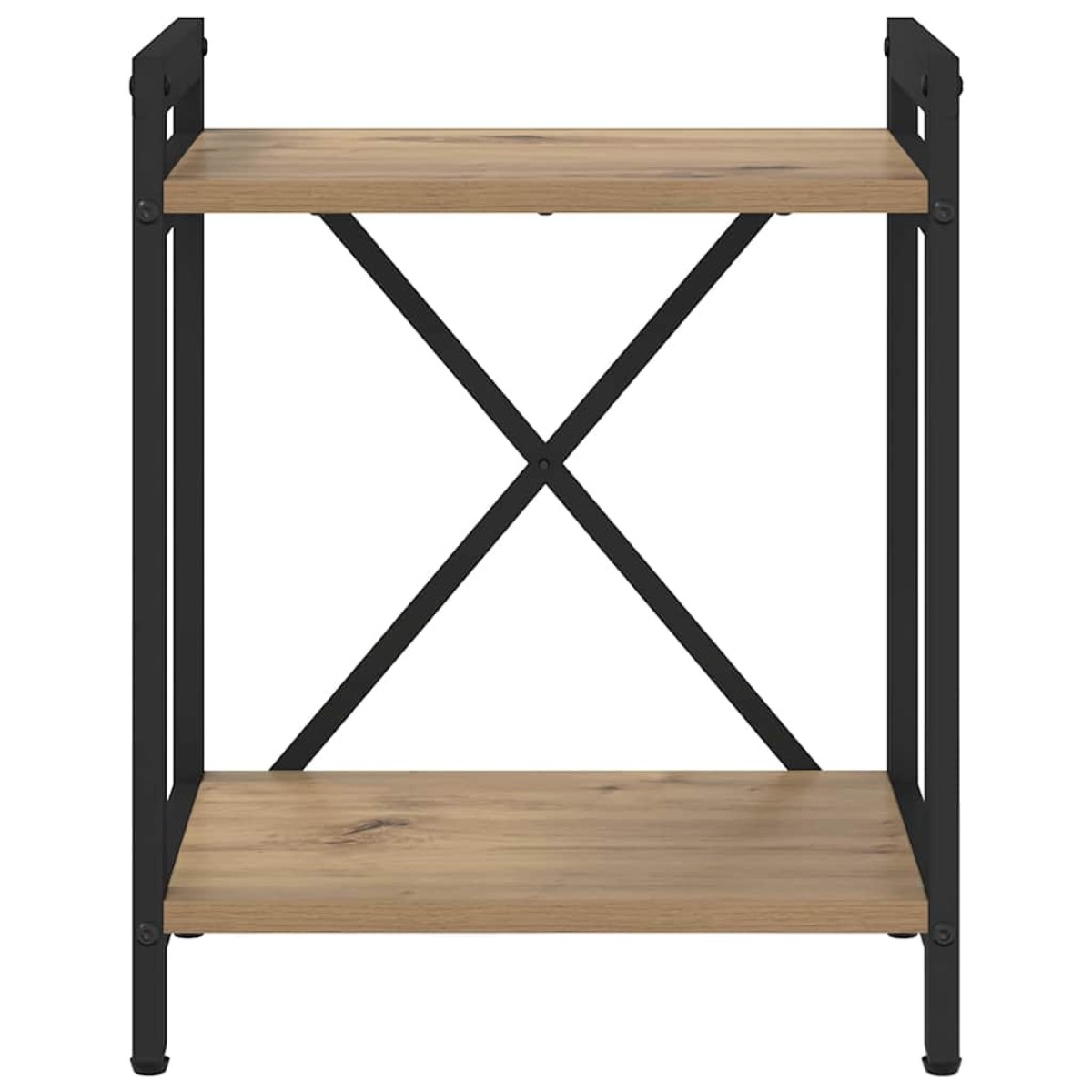 vidaXL Ράφι Βιβλίων 40 x 30 x 50 cm Επεξεργασμένο Ξύλο Artisan Oak