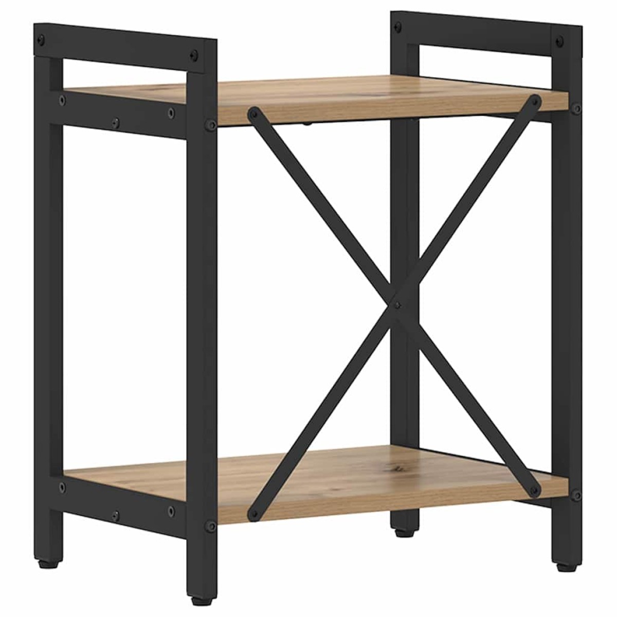 vidaXL Ράφι Βιβλίων 40 x 30 x 50 cm Επεξεργασμένο Ξύλο Artisan Oak