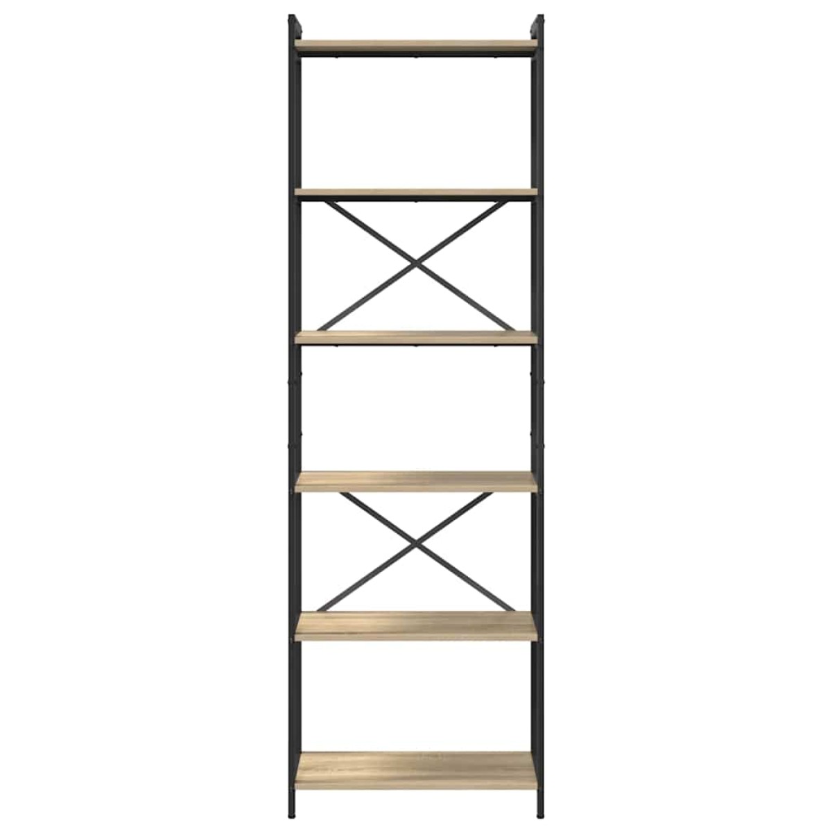 vidaXL Ράφι Βιβλίων 60 x 30 x 189,5 εκ Επεξεργασμένο Ξύλο Δρύς Sonoma