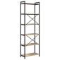 vidaXL Ράφι Βιβλίων 60 x 30 x 189,5 εκ Επεξεργασμένο Ξύλο Δρύς Sonoma