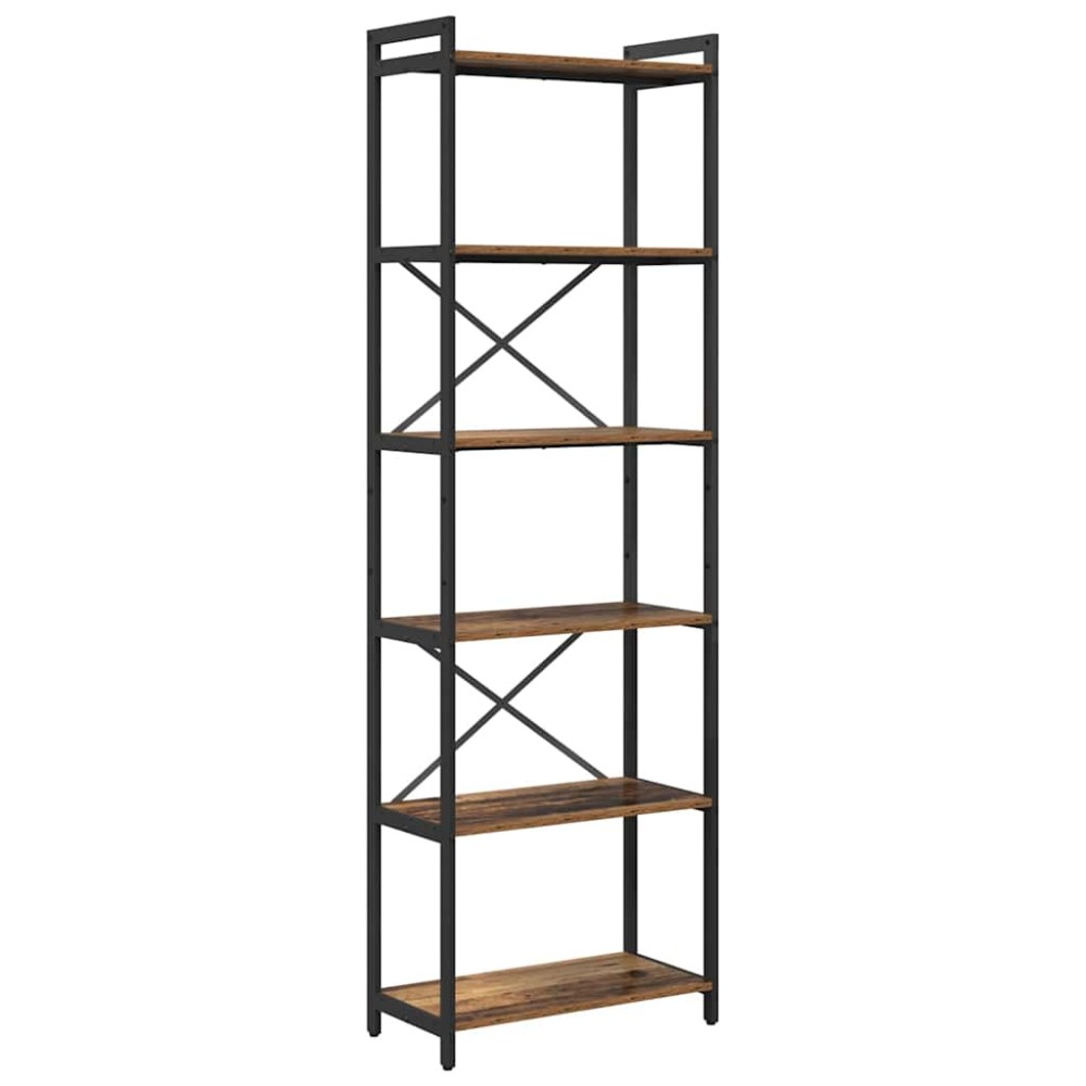 vidaXL Ράφι Βιβλίων 60 x 30 x 189,5 εκ Επεξεργασμένο Ξύλο Παλαιό ξύλο