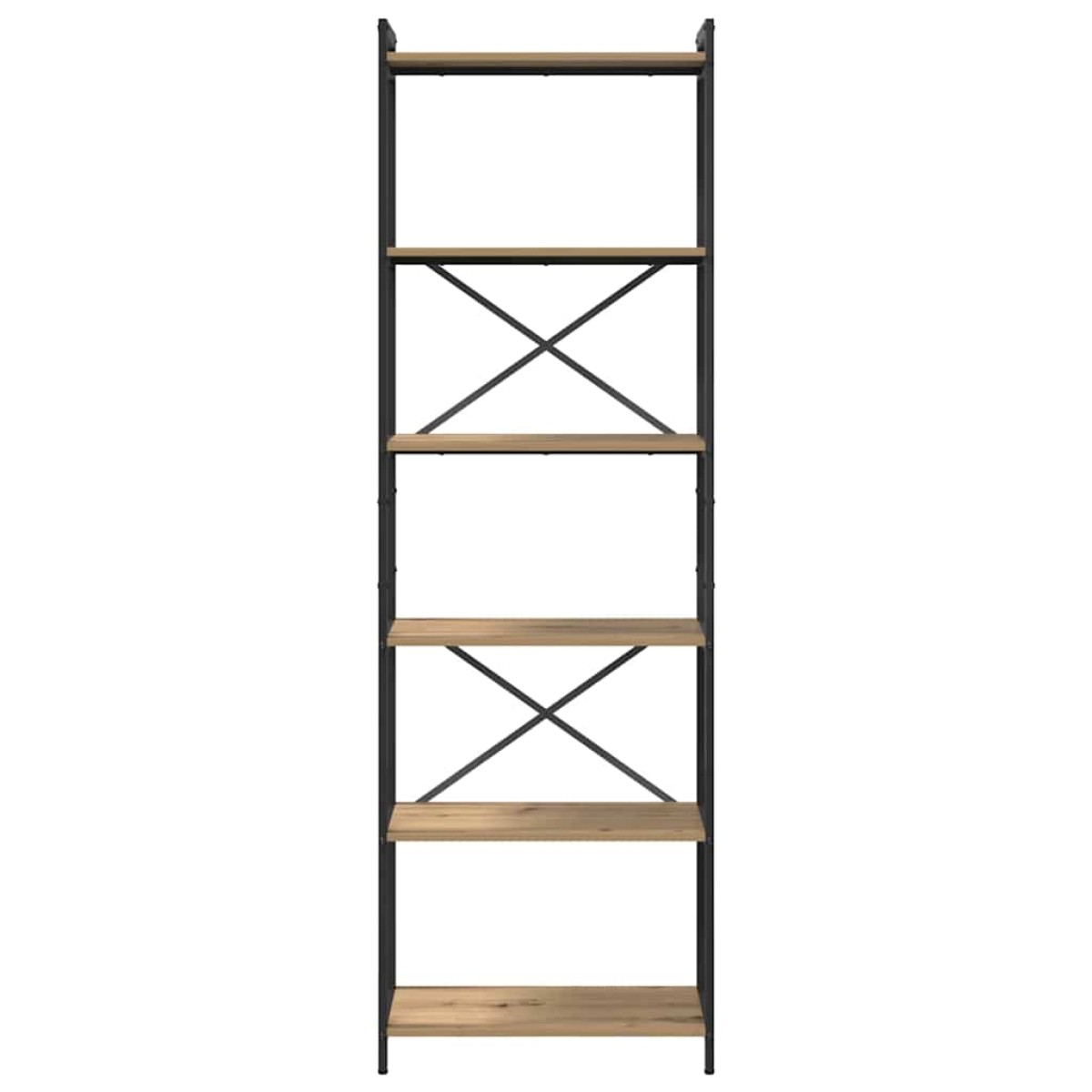 vidaXL Ράφι Βιβλίων 60 x 30 x 189,5 εκ Επεξεργασμένο Ξύλο Artisan Oak