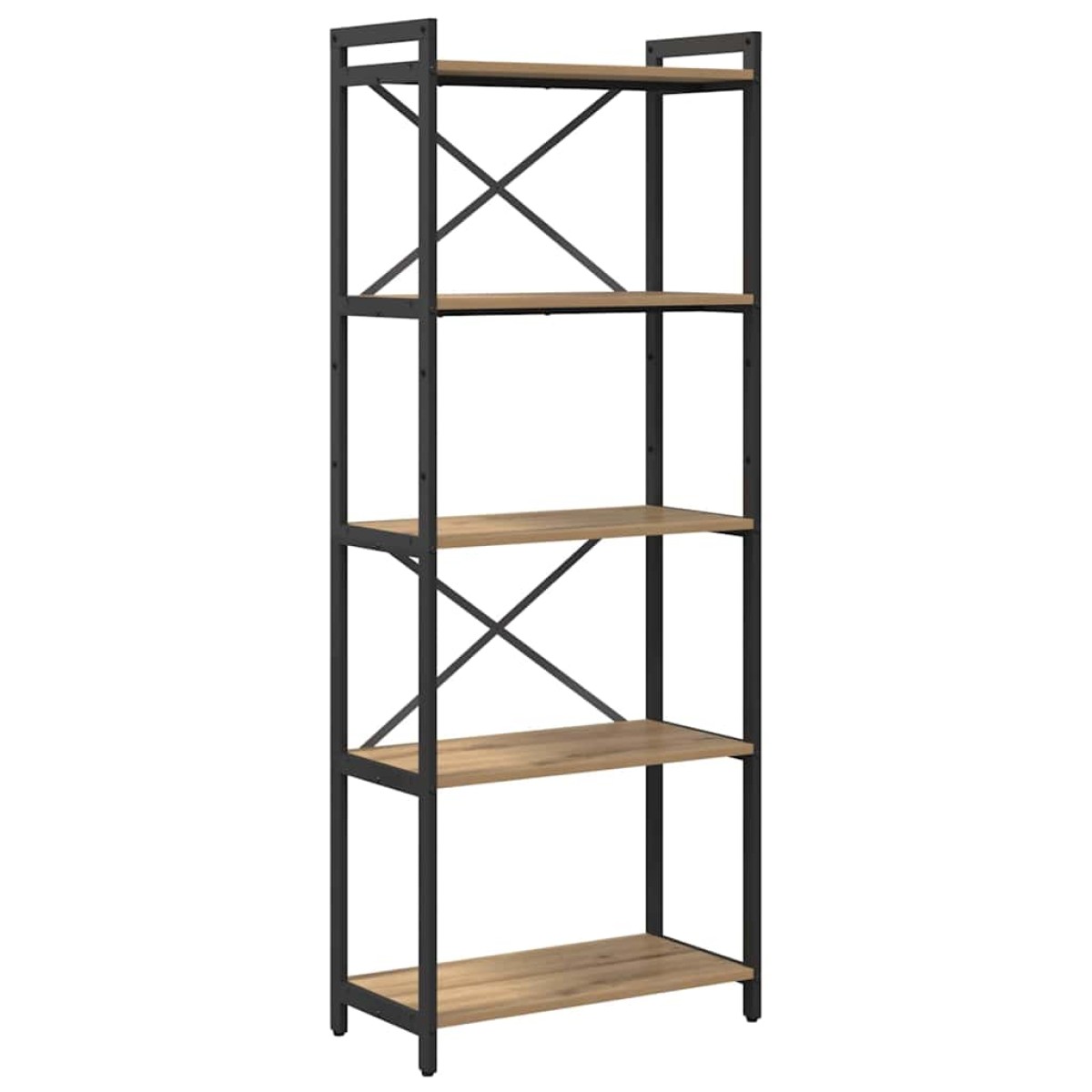 vidaXL Ράφι Βιβλίων 60 x 30 x 155 εκ Επεξεργασμένο Ξύλο Artisan Oak