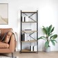 vidaXL Ράφι Βιβλίων 60 x 30 x 155 εκ Επεξεργασμένο Ξύλο Artisan Oak