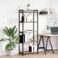 vidaXL Ράφι Βιβλίων 60 x 30 x 155 εκ Επεξεργασμένο Ξύλο Artisan Oak