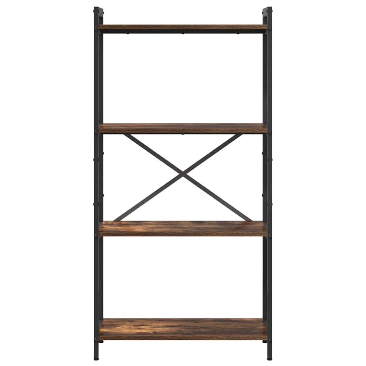 vidaXL Ράφι Βιβλίων 60 x 30 x 120 εκ Επεξεργασμένο Ξύλο Καπνιστό Δρύς