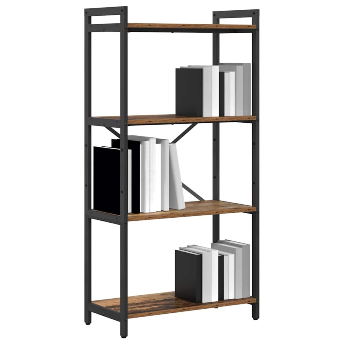 vidaXL Ράφι Βιβλίων 60 x 30 x 120 εκ Επεξεργασμένο Ξύλο Παλαιό ξύλο
