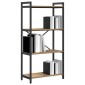 vidaXL Ράφι Βιβλίων 60 x 30 x 120 εκ Επεξεργασμένο Ξύλο Artisan Oak