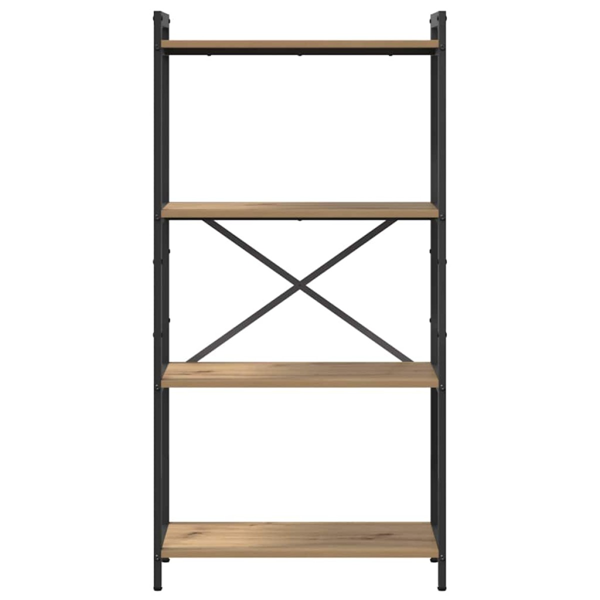 vidaXL Ράφι Βιβλίων 60 x 30 x 120 εκ Επεξεργασμένο Ξύλο Artisan Oak