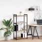 vidaXL Ράφι Βιβλίων 60 x 30 x 120 εκ Επεξεργασμένο Ξύλο Artisan Oak