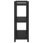 vidaXL Ράφι Βιβλίων 60 x 30 x 85 cm Επεξεργασμένο Ξύλο Μαύρη Οξυά
