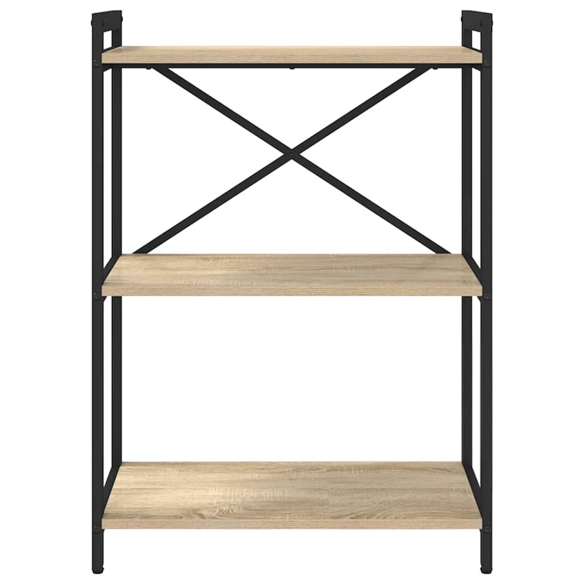 vidaXL Ράφι Βιβλίων 60 x 30 x 85 cm Επεξεργασμένο Ξύλο Δρύς Sonoma