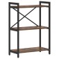 vidaXL Ράφι Βιβλίων 60 x 30 x 85 cm Επεξεργασμένο Ξύλο Καπνιστό Δρύς