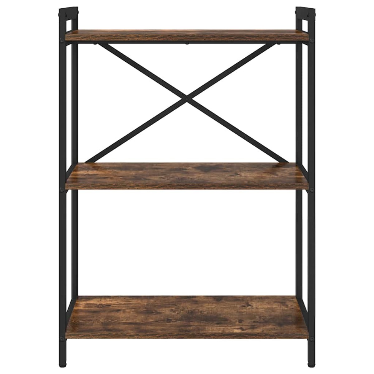 vidaXL Ράφι Βιβλίων 60 x 30 x 85 cm Επεξεργασμένο Ξύλο Καπνιστό Δρύς