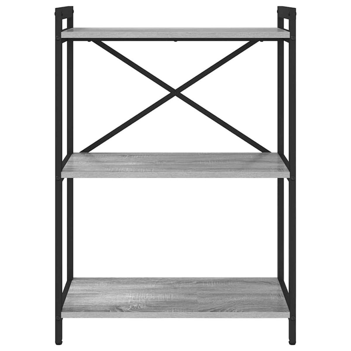 vidaXL Ράφι Βιβλίων 60 x 30 x 85 cm Επεξεργασμένο Ξύλο Γκρι sonoma