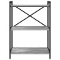 vidaXL Ράφι Βιβλίων 60 x 30 x 85 cm Επεξεργασμένο Ξύλο Γκρι sonoma